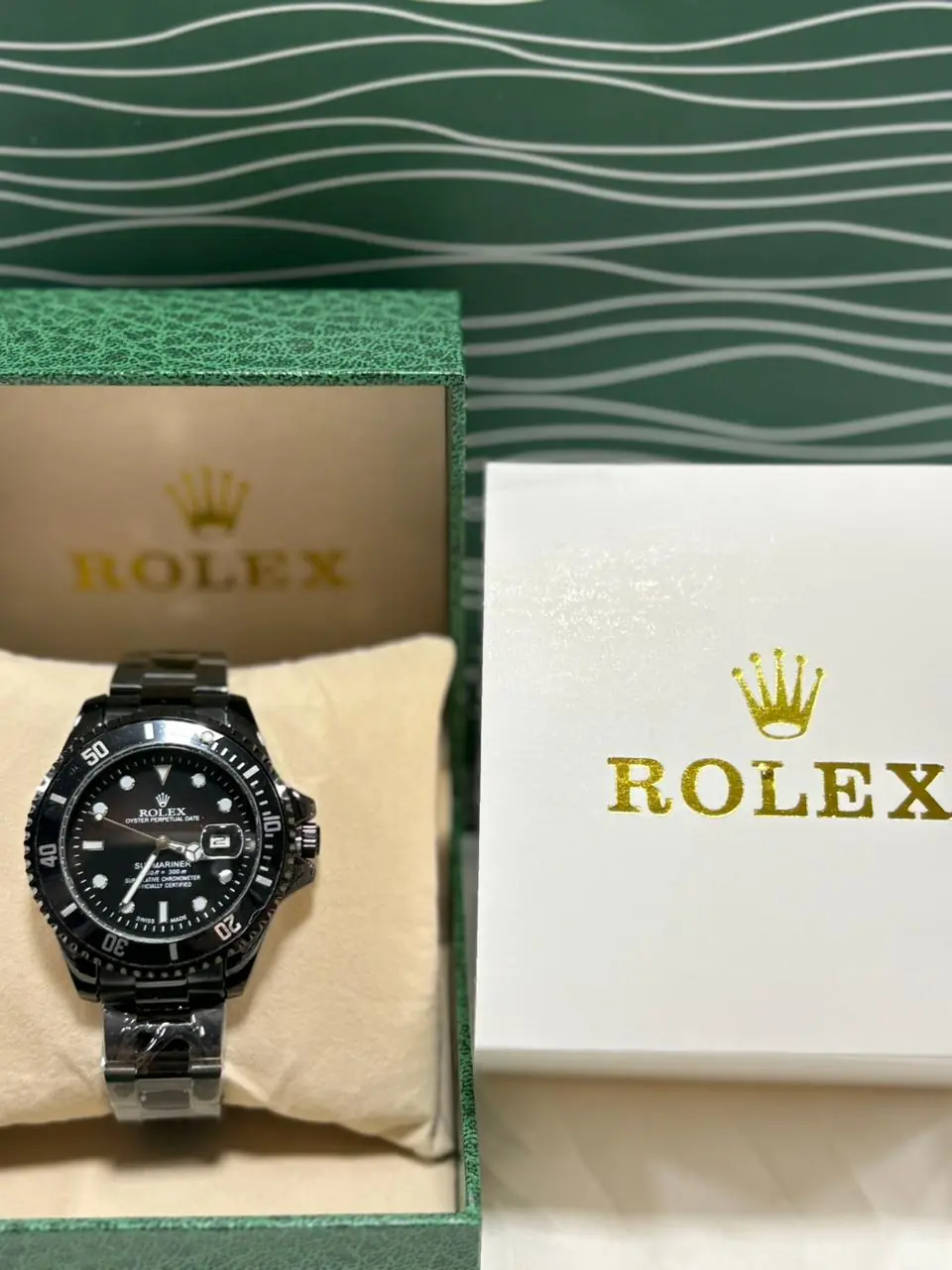 custom black DLC coated Rolex Submariner Date watch_1.webp