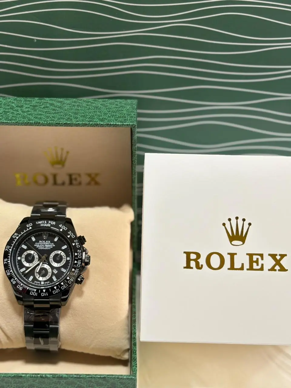 Custom Black PVD Rolex Daytona Black Dial 116500LN Watch.webp