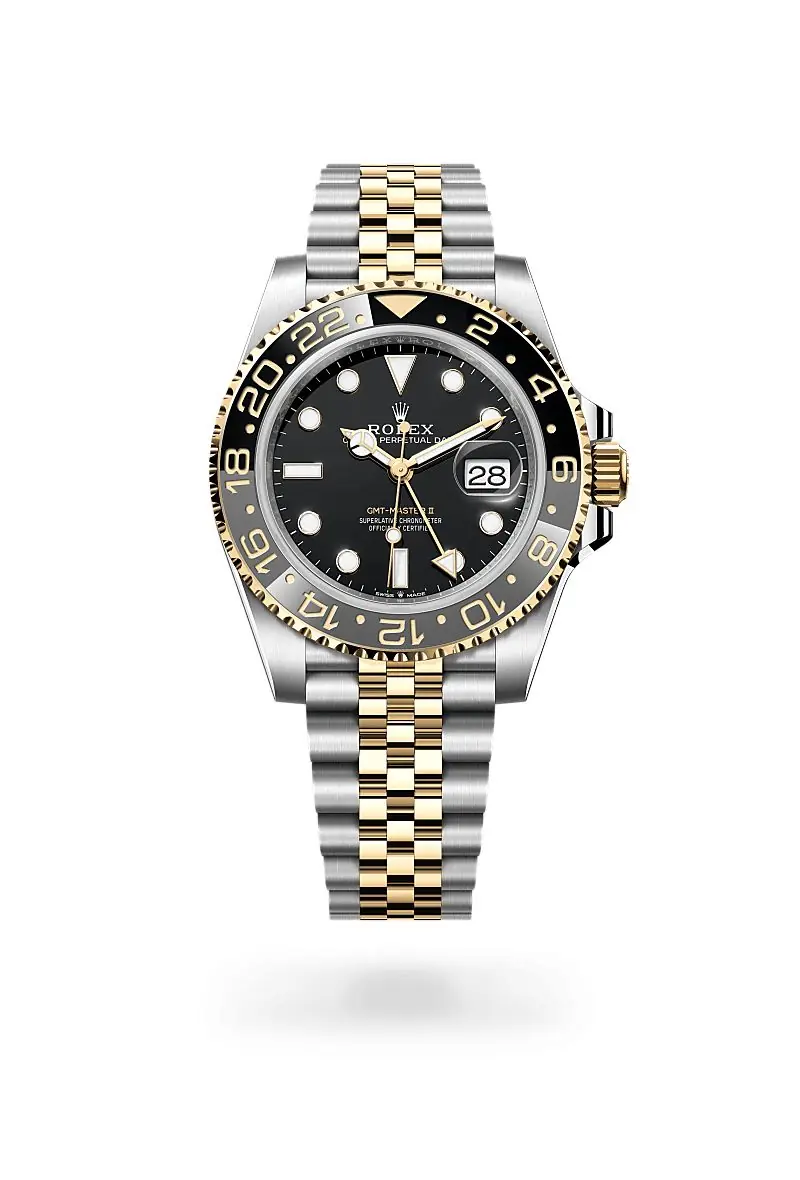 Rolex GMT-Master II Oyster, 40 mm, Oystersteel and yellow gold Reference 126713GRNR
